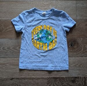 Charlie Hustle Toddler Earth Day Shirt Size 2T